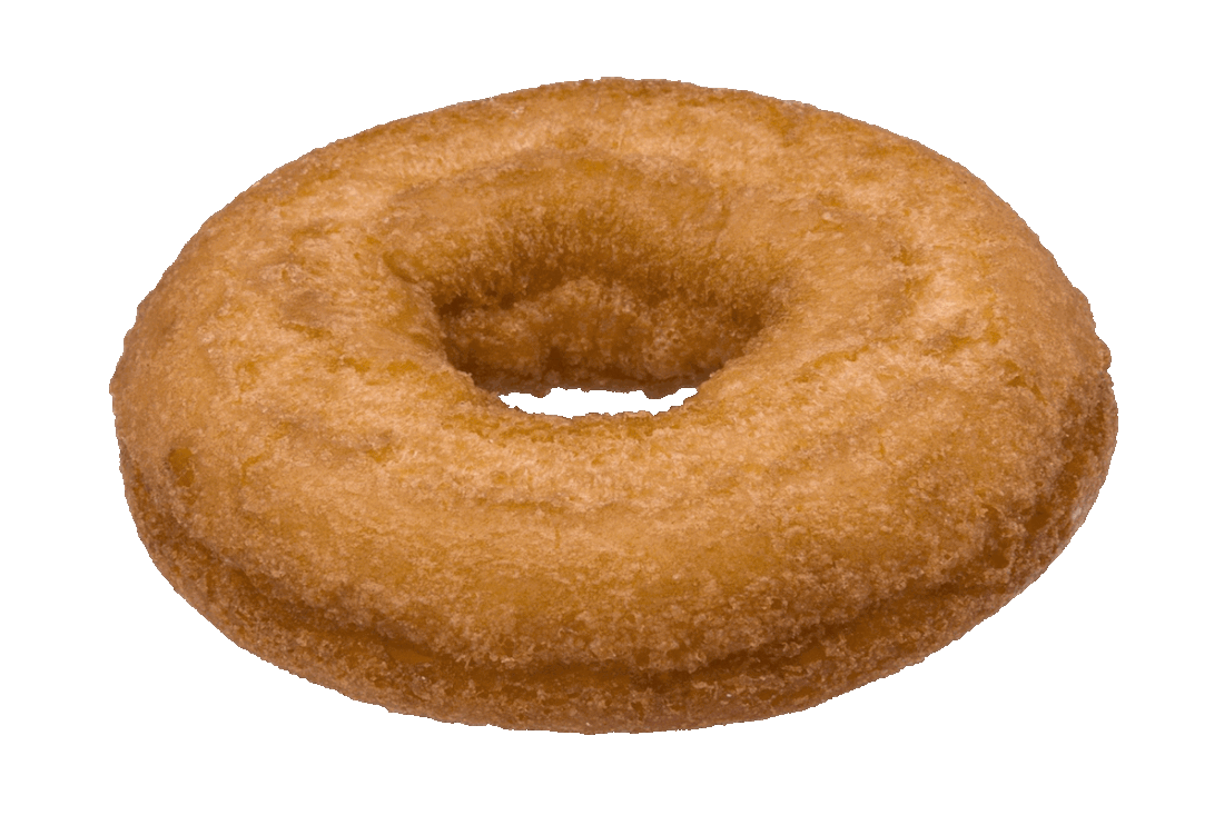 Picture of a plain doughnut.