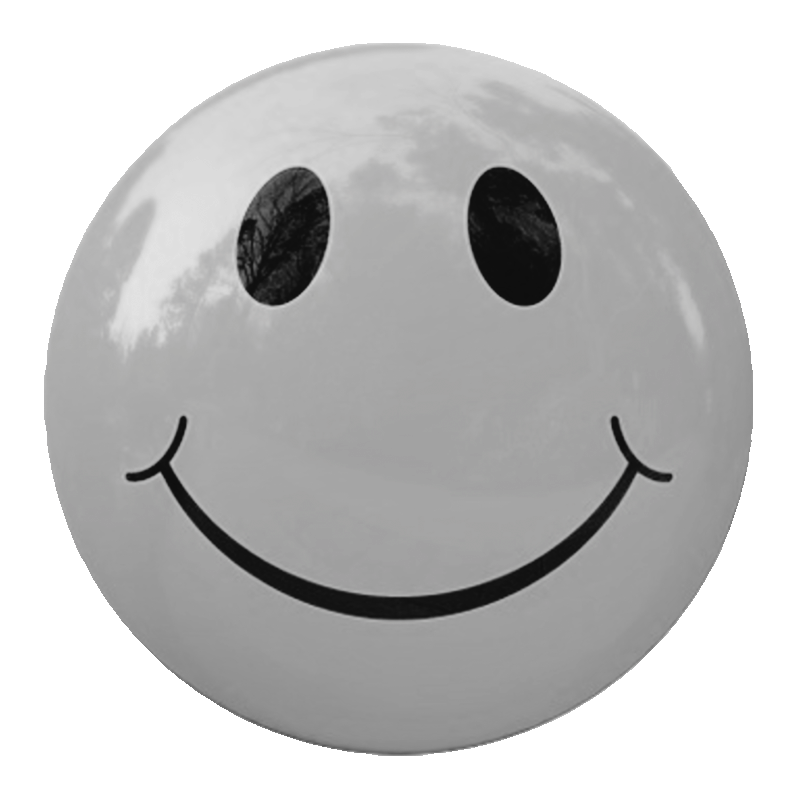 Picture of a light gray smiley face.