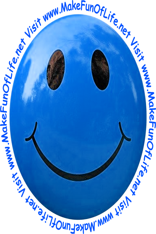 Picture of a blue smiley face.