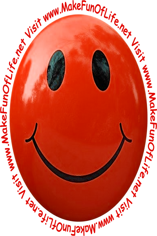 Picture of a red smiley face.