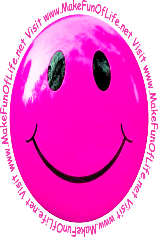 Picture of a pink smiley face.