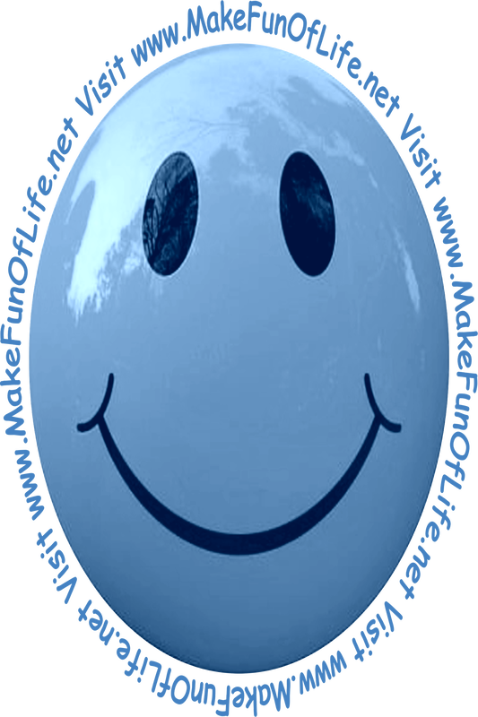 Picture of a blue-gray smiley face.