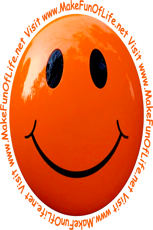 Picture of a dark orange smiley face.