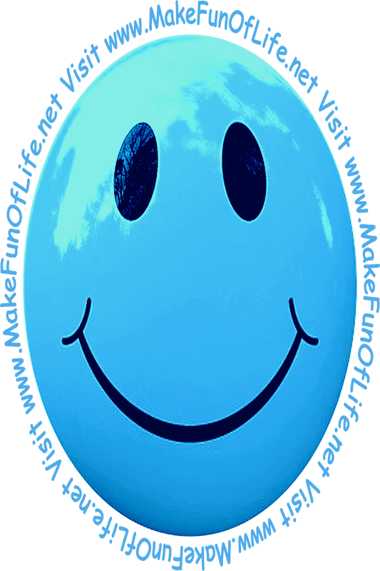 Picture of a light blue smiley face.